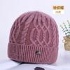 Middle-aged Old Man Hat Female Autumn and Winter Mother-in-law Wool Hat Piled and Thickened Rabbit Hair Warm Elderly Knitted Hat