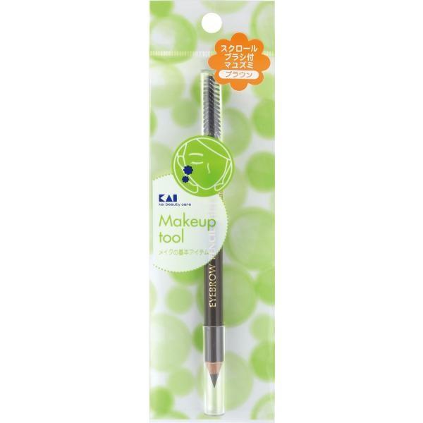 

KAI Eyebrow Pencil with Spoolie Brush Brown Black Brown