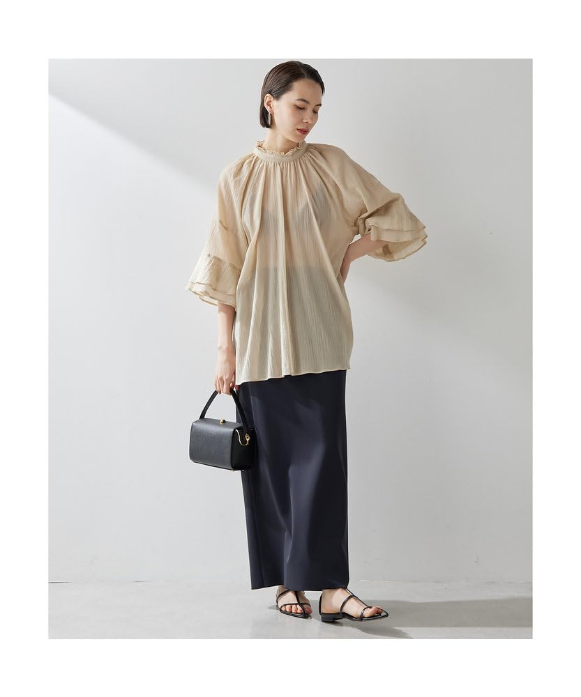 Whim Gazette Jersey Long Skirt Size Black I-Line (WGZ1041501A0002), S,