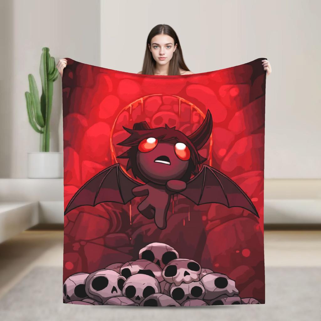 The Binding of Isaac Plush Blanket Kids Flannel Throw Blanket For Bedroom Soft Custom Quality Bedspread Gift