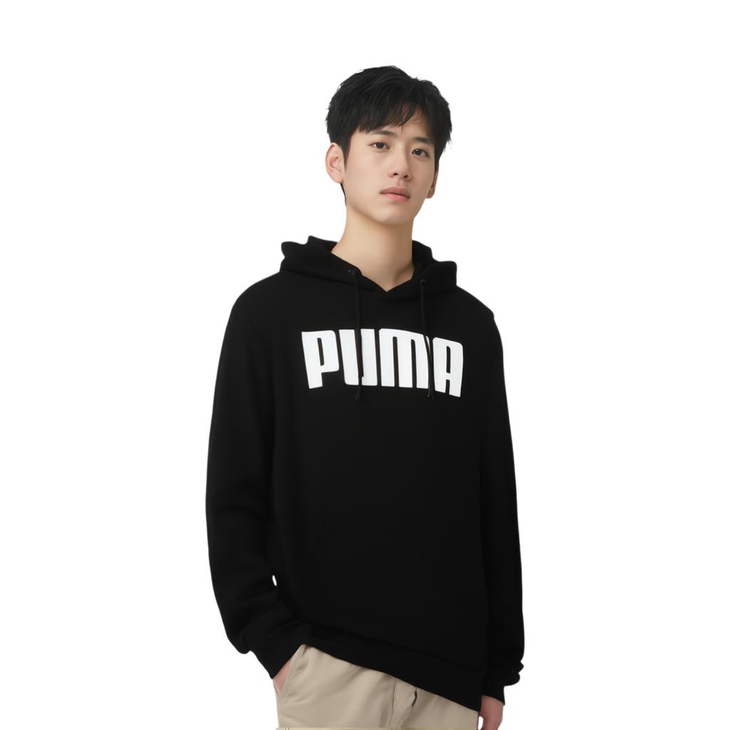 Puma Minimalist Casual Hoodie Men Tops Black 671261-01