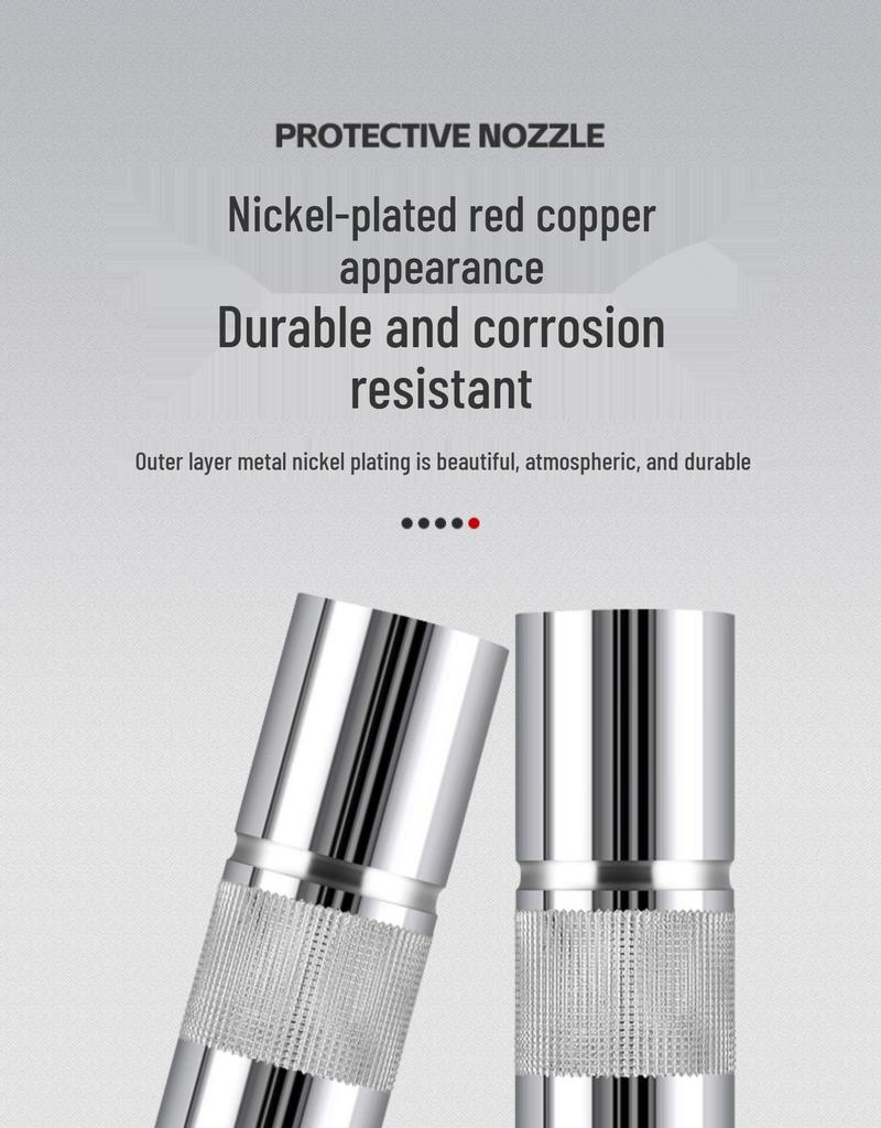 MIG Welding Accessory Set: Gas Shielded Gun, 350 Nozzle, 200 Sleeve, 500A Copper Conductive Tip.