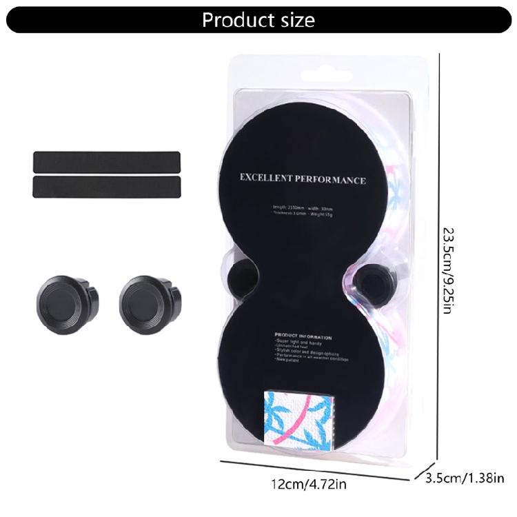 2Pcs Comfortable Bikes Handlebars Tape AntiVibration Wrap Nonslip Bicycles Handlebar Tape Wrap Cycling Accessories