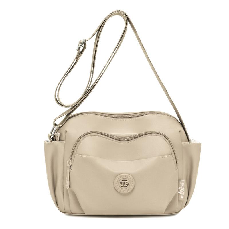 Women's Casual Shoulder Bag Trend Solid Color Oxford Waterproof Simple All Stylish Crossbody Bag