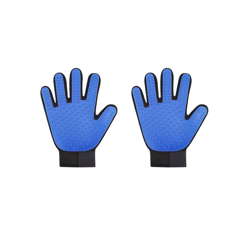 Upgrade Efficient Pet Hair Remover Gloves Gentle Shedding Brushes for Dogs, Cats & Horses with Long and Short Hair Pet Grooming