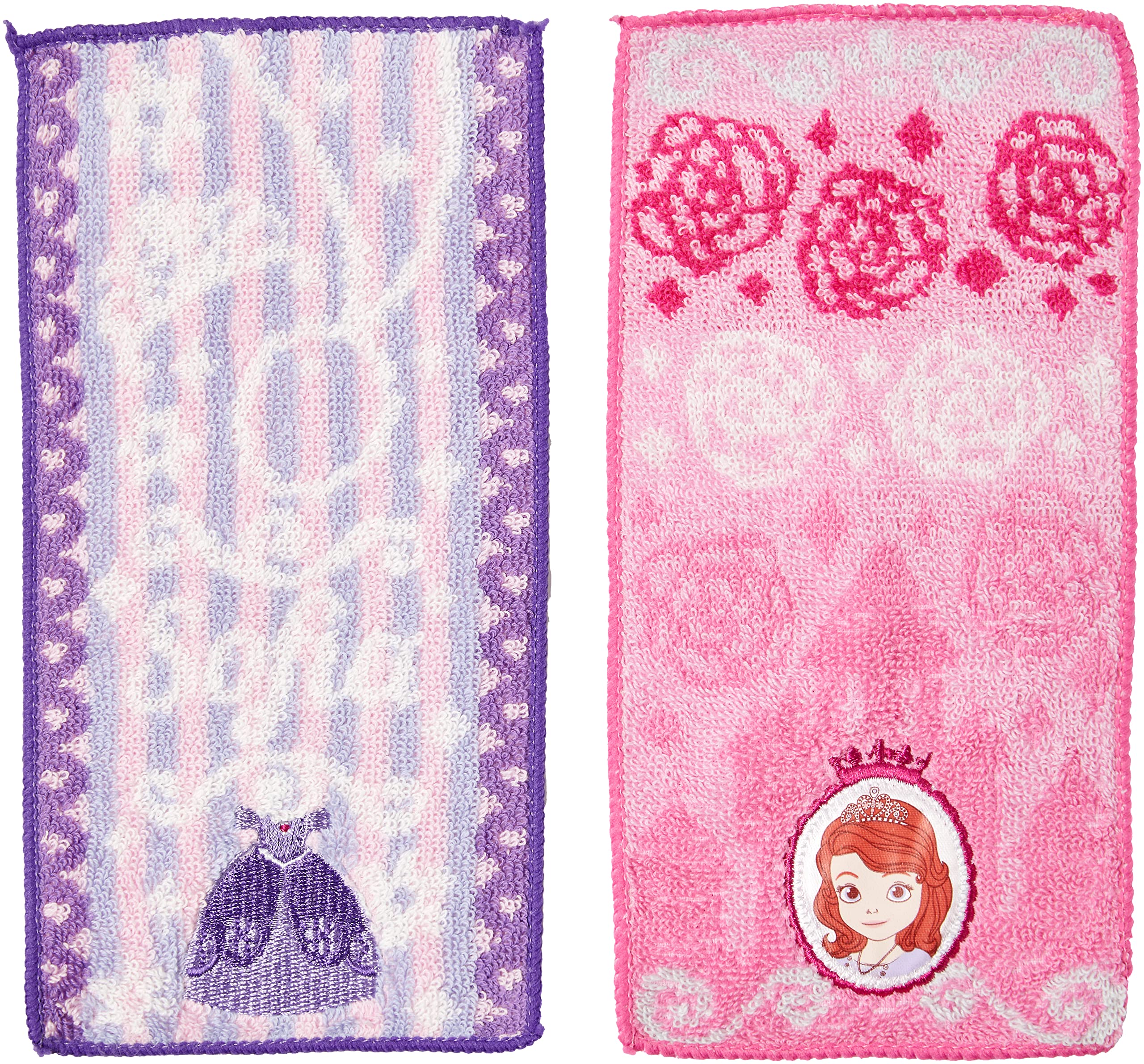 

Набор полуполотенец Marushin с принцессой Софией Прекрасной из Диснея, антибактериальный и дезодорирующий, персонализированный продукт 2075067500, носовой платок/карманный 2, брелок,