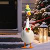 Christmas Porch Suit Hat Bow Tie Decoration Costume