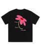 Deomopeuhauseu Bold Flower Oversized Short Sleeve T-Shirt Black
