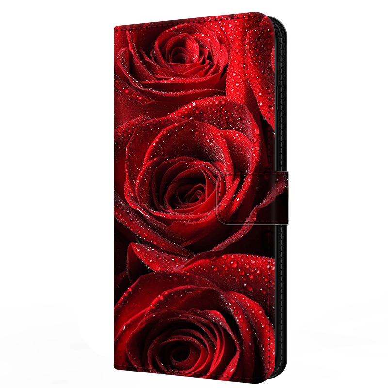 Leather Flip Cover for Samsung Galaxy A55 A35 A25 A15 A05 A05S 5G Case M35 M55 M15 Wallet Stand Magnetic Case Card Slots Fundas
