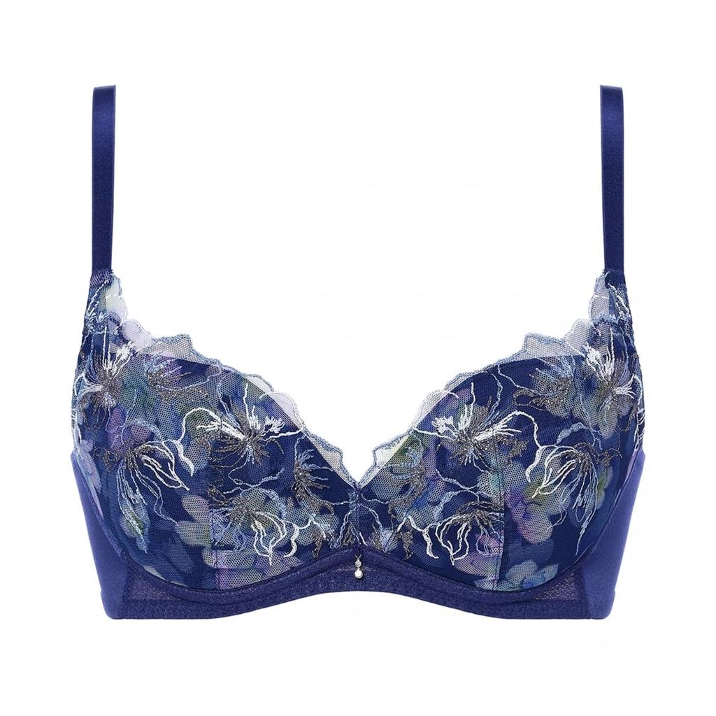 Triumph Angel Magical Firmness 580 Wireless M008 Size D75 Bra(R) Bra, (Blue),