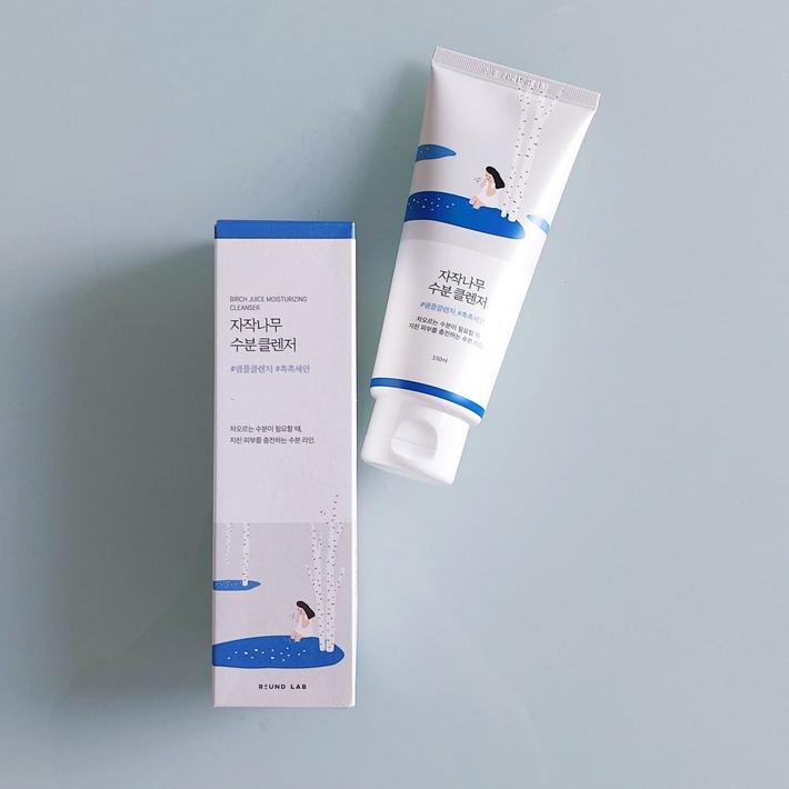 ROUND LAB Birch Juice Moisturizing Cleanser 150ml/ Nourishing, Moisturizing, Korean Cosmetics, Kbeauty
