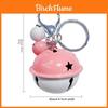 Trendy Metal Car Cartoon Keychain With Cute Bell Multiple Color Options Gift