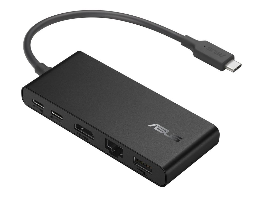 Asus Dual 4K USB-C Dock DC201 | 1 Ethernet LAN (RJ-45) port | 3 USB 3.0 (3.1 Gen 1) Type-C ports | 1 HDMI port
