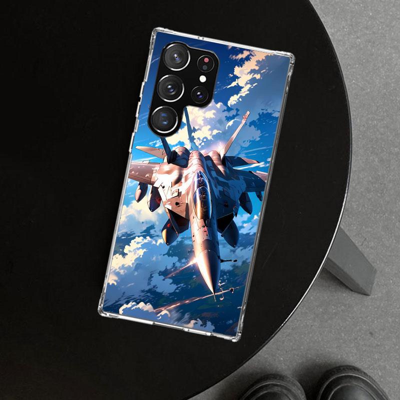 Aircraft Airplane Cool Phone Case Cover for Samsung Galaxy S26 S25 Edge S24 S23 Ultra S22 Plus S21 FE S20 + Art Customized Funda
