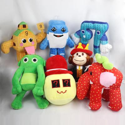 Non-Toxic New Stealing Brainrot Esok Sekolah Plush Surrounding Plush Cute Cartoon No. 9 House Stuffed Doll Game Player Fan Soothing Gift