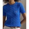 Polo Ralph Lauren Women S Cable Knit Cotton Short Sleeve Sweater wmpoSwenc021529400 