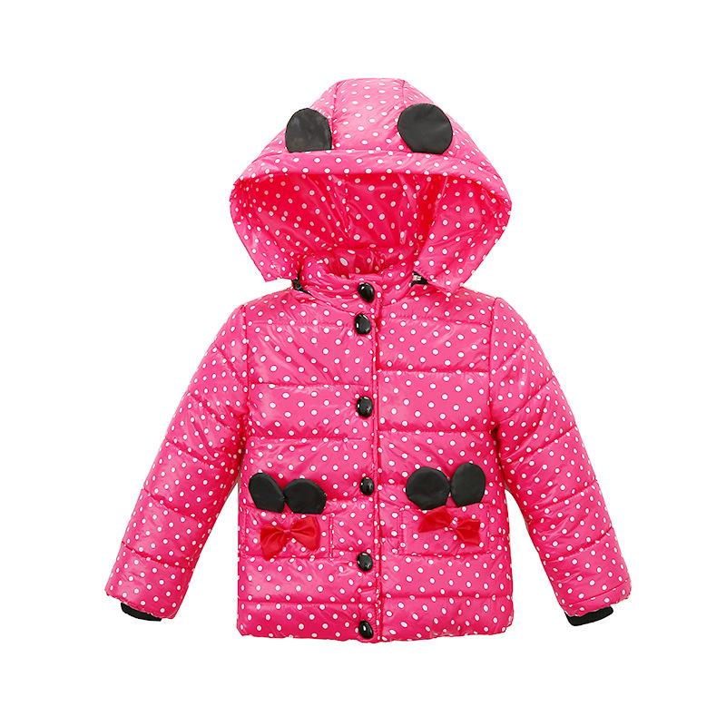 Children's cotton-padded clothes for children and girls, silk cotton children's coat cotton-padded clothes.