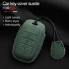 Suede Faux Leather Car Key Case Cover For Kia Key Fob Cover Protector Shell Fit For Kia Ceed Cerato Forte Niro Seltos Sorento