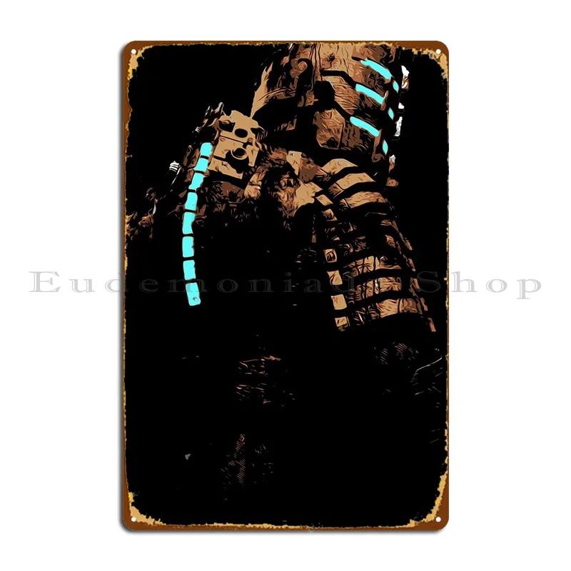 Dead Space Исаак Металлическая Табличка Постер Кинотеатр Кинотеатр Индивидуальный Дизайн Клуб Жестяная Табличка Постер 20x30cm
