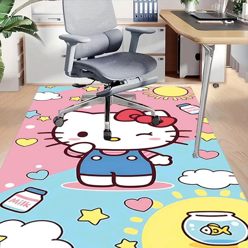 1pc Hello Kitty Milk Carpet Office Rug Outdoor Mat Home Decor Area Carpet Festival Gift