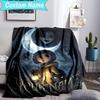Custom Name Blanket Mystery Coraline's World Blanket Bedding Blanket for Travel, Camping, Living Rooms, Offices, Sofas, Fan Christmas gift