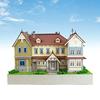 Sankei Miniature Art Kit Studio Ghibli Series When Marnie Was There Marsh House 1/220 Scale Papercraft MK07-24