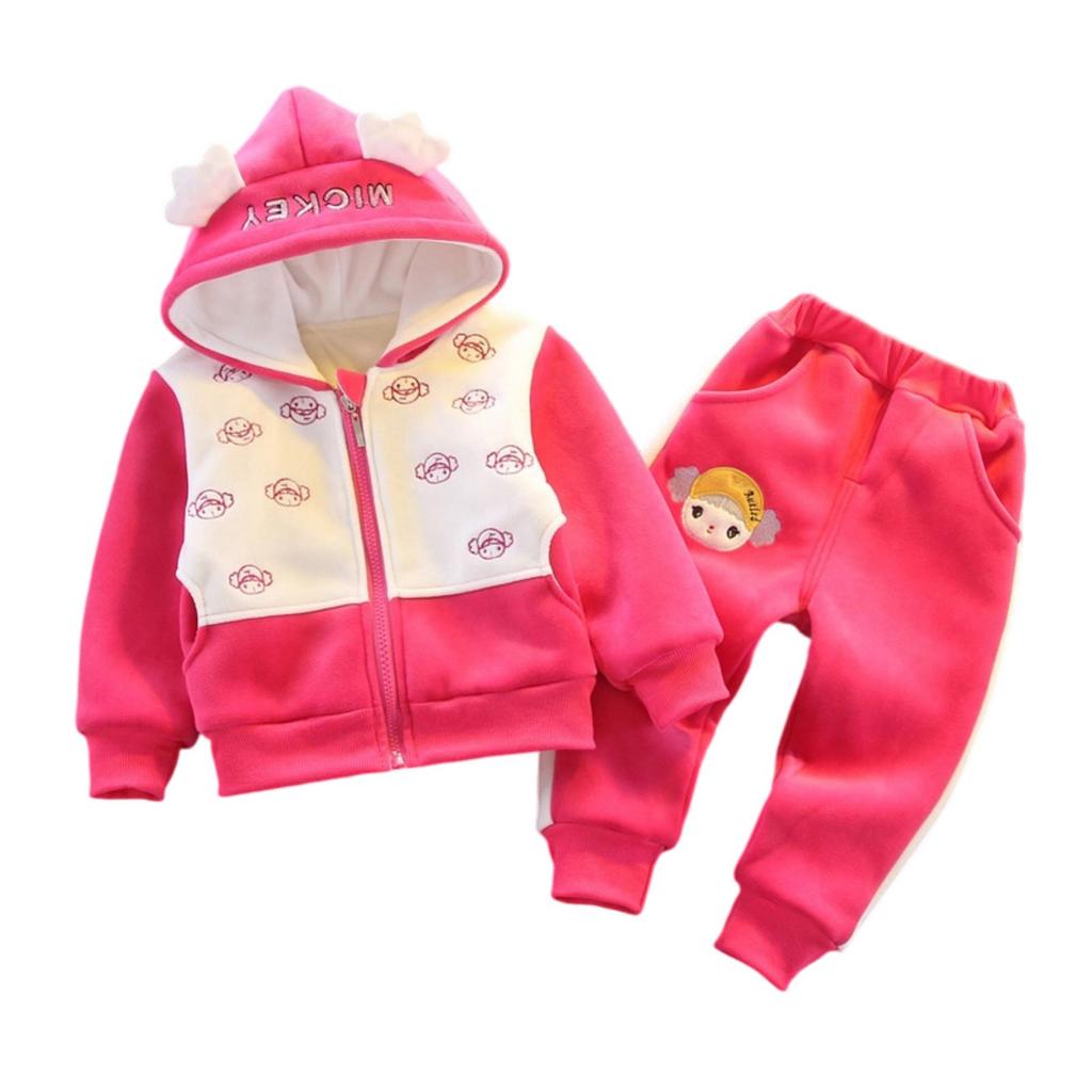 Kids Casual Long-Sleeve Set, Comfortable Daily Wear Outfits