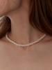 Obla Handmade Spiral Pearl Necklace