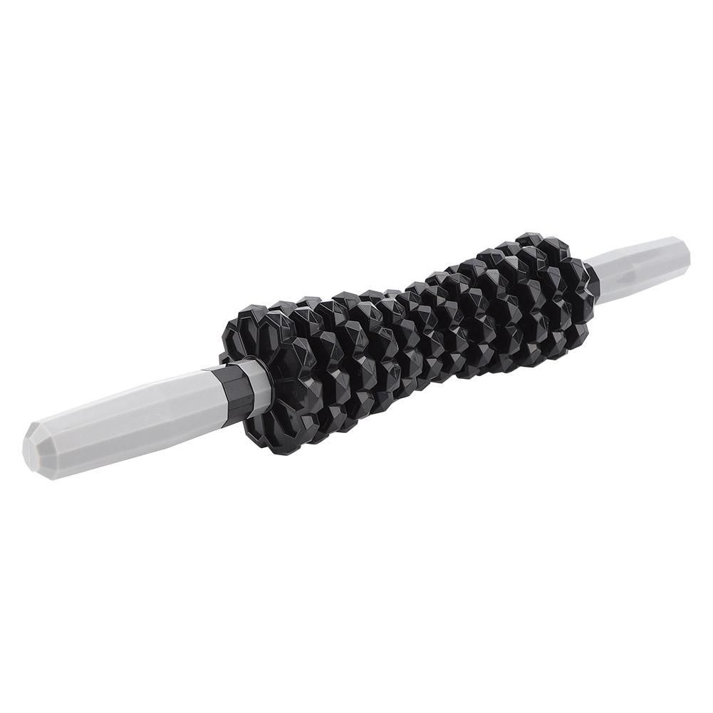 Gang Massage Stick Rollerstab Fitness Yoga Tiefe Muskelentspannung Massagegerät Schaft Schwarz