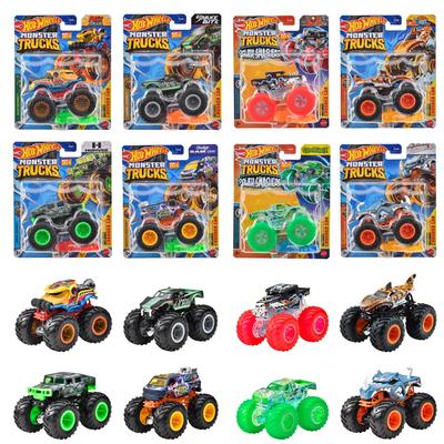 Hot Wheels Monster Truck, sortiert, 8 Einheiten, Box Sale, Fahrzeug, Spielzeug, Mini-Auto, für Kinder ab 3 Jahren, 164 984J-FYJ44