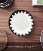 Yamazaki Jitsugyo Basket Type Coffee Paper Filter Case S Brown x x H11cm RIN Wave Filter Case Coffee Filter Case 4566 Approx. W12.5 D12.5
