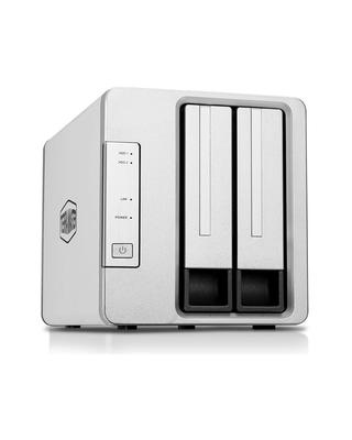 TerraMaster NAS dla SMB Wyposażony w wysokowydajny procesor Celeron N5095 CPU 4GB DDR4 2x porty nie F2-423 2-kieszeniowy czterordzeniowy 2.5GbE "HDD w zestawie"