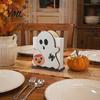 Halloween Party Table Decor Ghost Wooden Napkin Holder, Cute Paper Towel Decorative Festive Holiday Kitchen Storage Stand, Freestanding Tissue