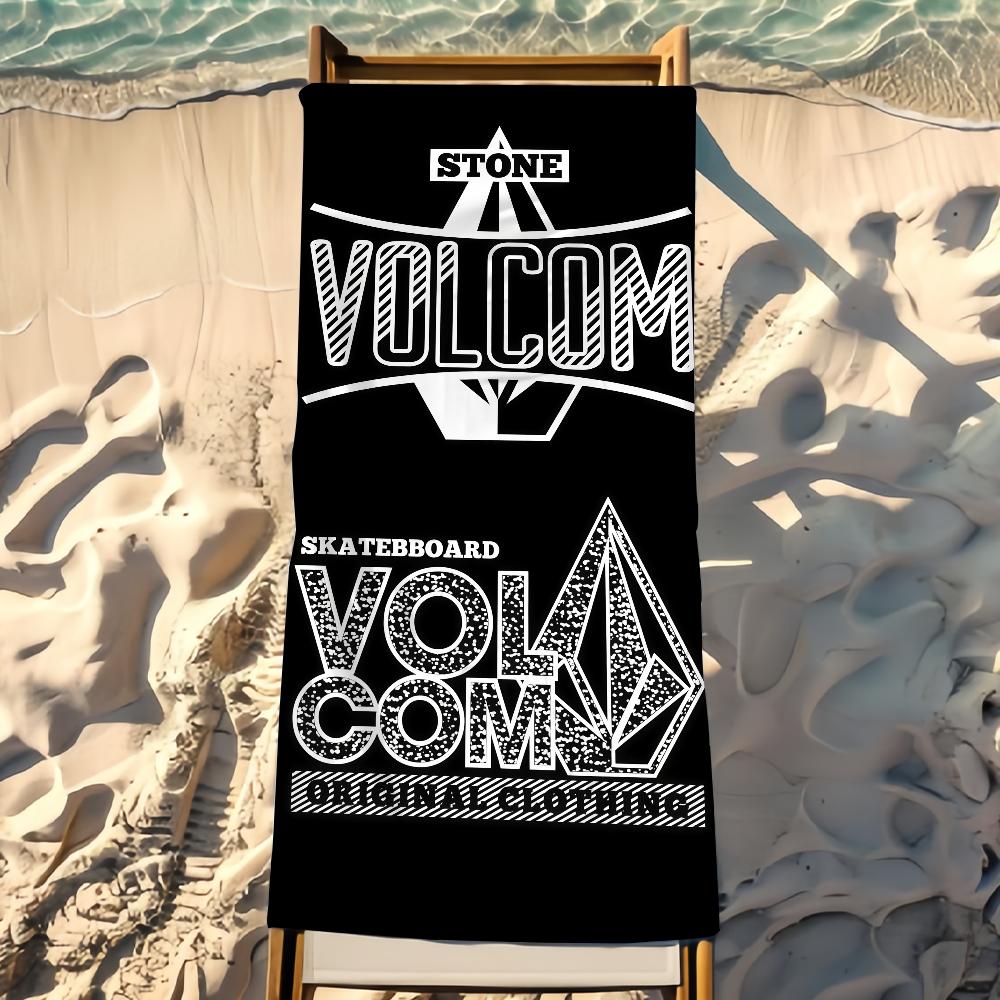 Márka V-Volcom Törölköző Strandtörölköző Utazási Könnyű Bőrbarát Medencéhez Strandhoz Kempingezéshez Hajóúthoz Nyári STJ40x70CM