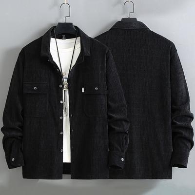 Extra Large Size Jacket Men's Coat Spring Clothing Fat Men's Loose Loose Fat Plus Fat Oversized Lapel Coat
