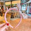 New children's hairband cute super cute bow hair tie fashionable little girl pastoral fresh floral hair accessories