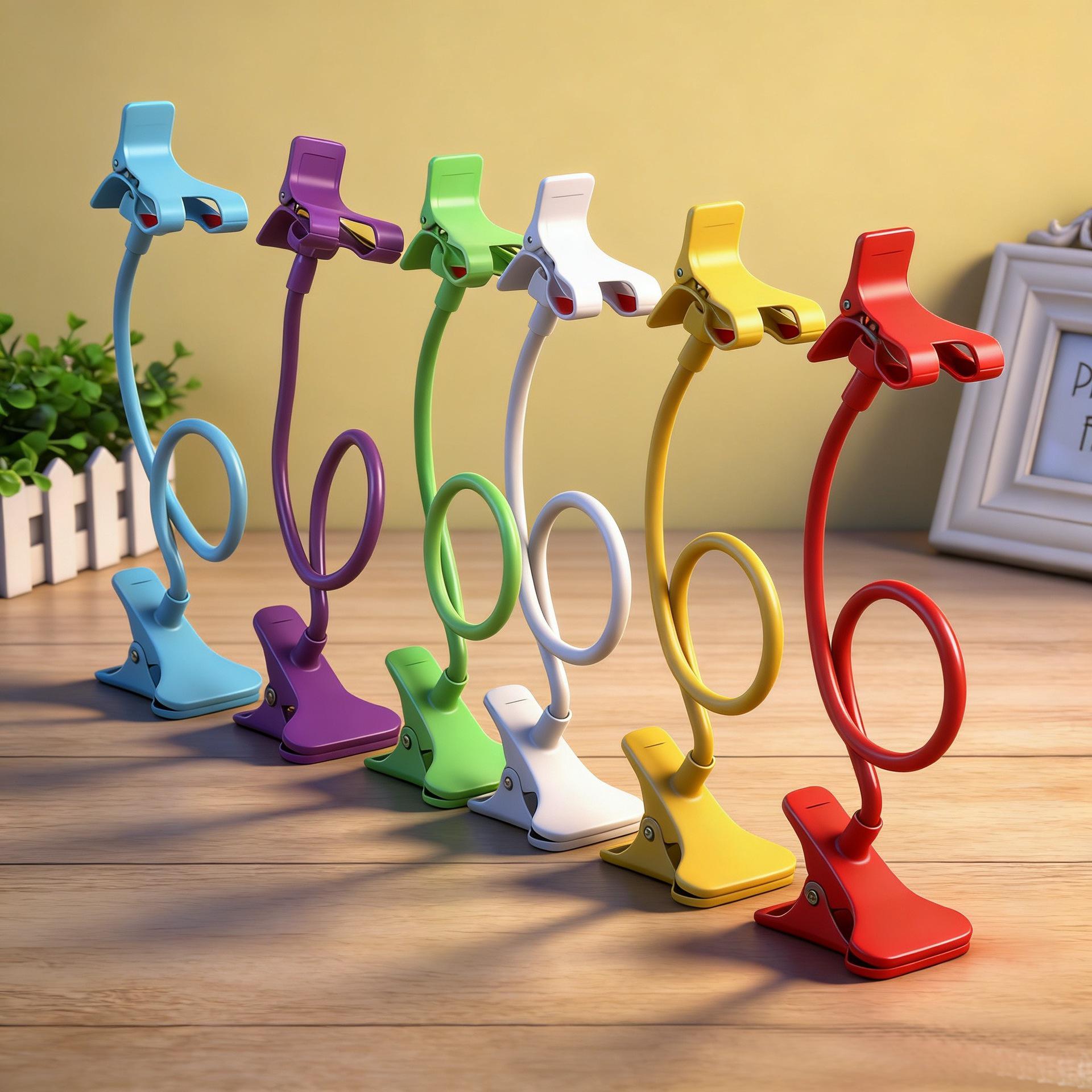 

Universal 360° Rotating Phone Holder for Bed, Desk, or Dorm Red - Standard Phone