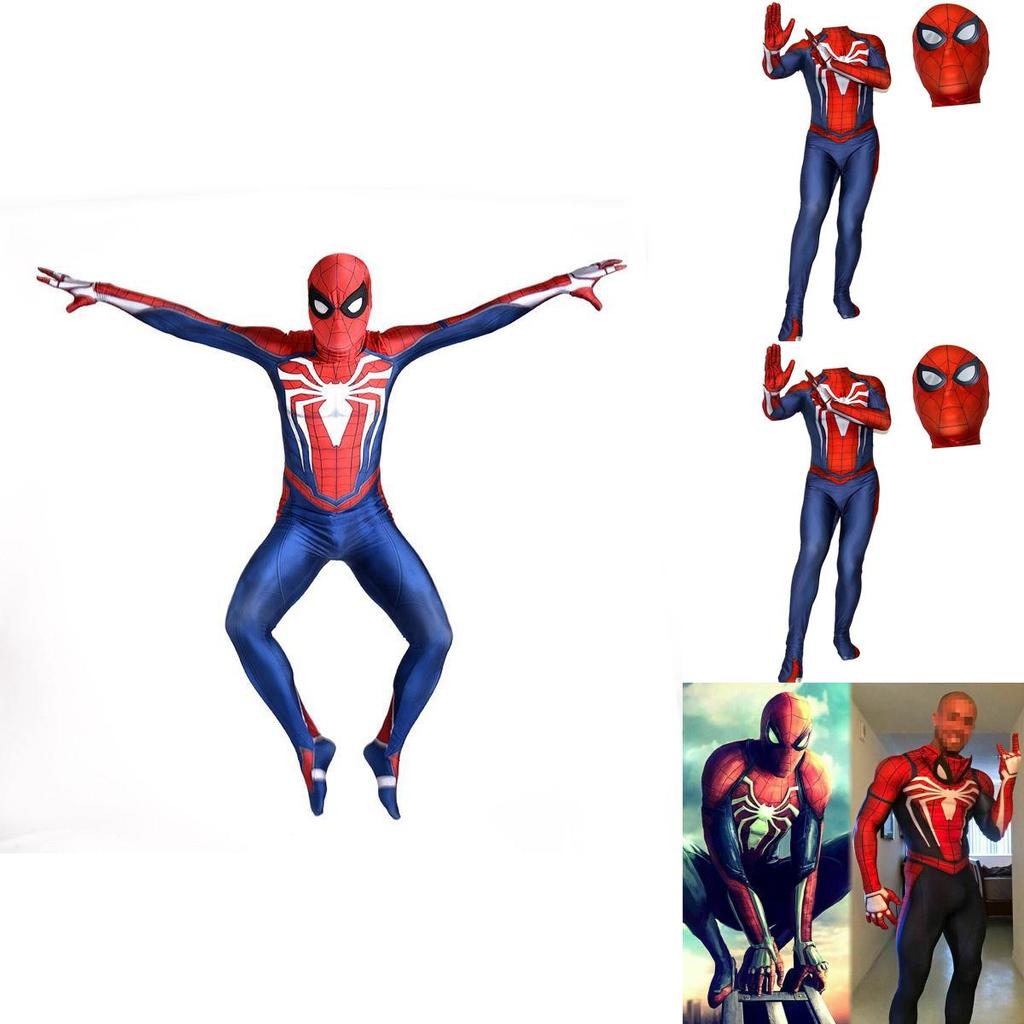 Κοστούμι Cosplay Ps4 Insomniac Spider-man 3D Εκτύπωση Ενήλικων Παιδιών Spidey Zentai Κοστούμι Με Εξαιρετική Κατασκευή Και Αναπνεύσιμο Υλικό Lycra