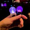Portable Cheer Stick Rings With Multicolor LED Lights Jewelry Accessory for Concerts Parties and Sports Event Use