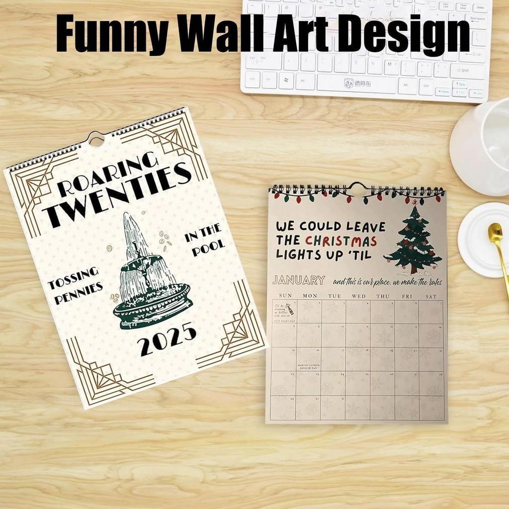 Swift Taylor Roaring Twenties Lyrics Wall Calendar Home Decoration Wall Hang