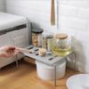 Adjustable Kitchen Storage Shelf Closet Organizer Spice Bottle Rack Space Saving Cabinet Shelf Kitchen Accessories