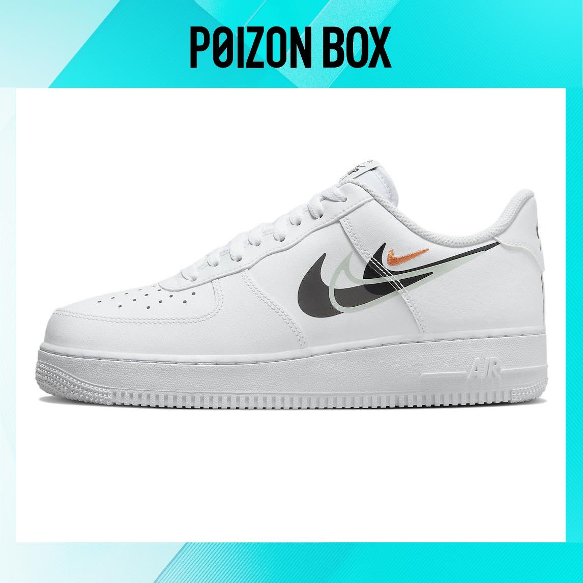 

кроссовки Nike Air Force 1 Low Multi Swoosh White Black FN7807-100