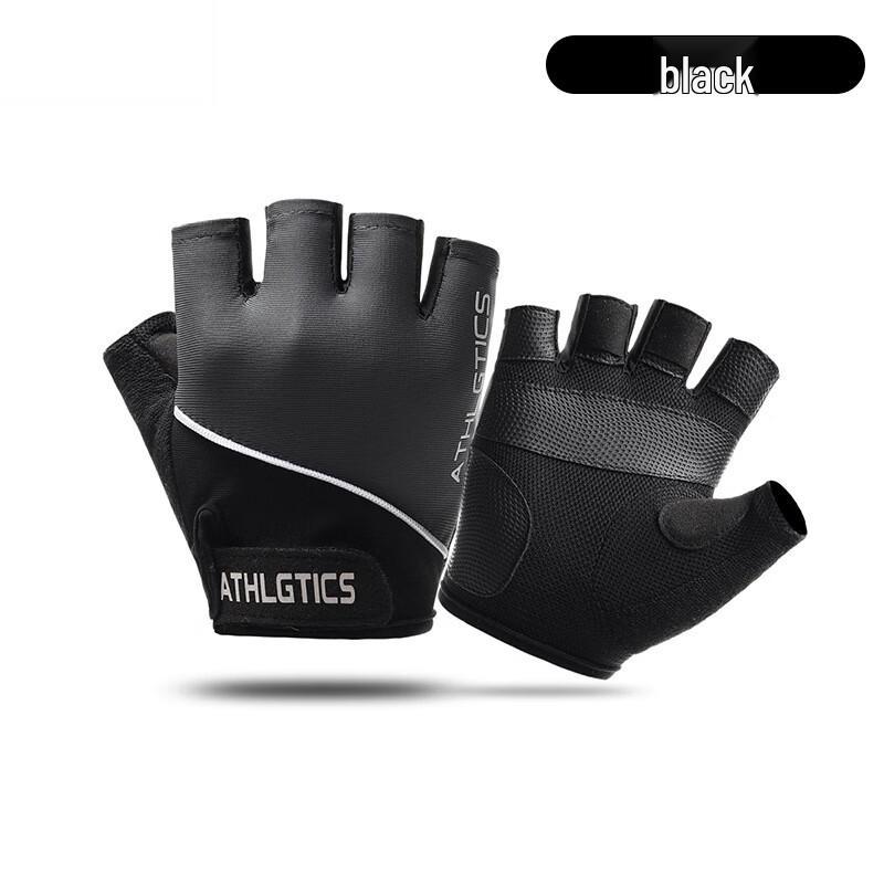 Shengluwei Women's Half-Finger Ice Silk Fitness Gloves