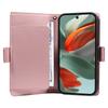 For Google Pixel 9 Pro XL Case with Multi-Card Holder and Strap PU Leather Phone Cover Stand