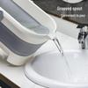 Portable Rectangular Folding Mop Bucket - Large, Thickened, Multi-functional Plastic for Car Wash & Mopping