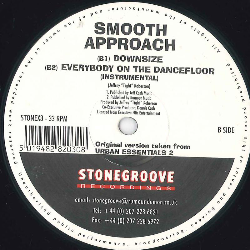 12inch Record SMOOTH APPROACH - Everybody On The Dancefloor STONEX3 STONEGROOVE 2000 UK Dance & Electronica Used