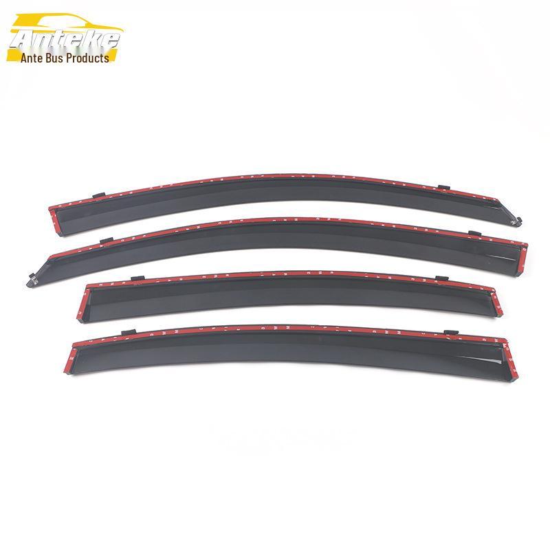 Rain Deflectors with Bright Strip for Trumpchi GA3/GA3S Models - Decorative Exterior Car Accessories