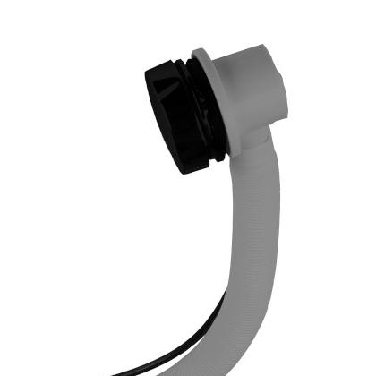 Universal Automatic Bathtub Siphon TADYCH Black
