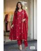 Prêt à Porter Anarkali Vêtement Ethnique Ensemble Kurta Pantalon Dupatta Femme Bollywood Haut Tunique Kurti