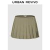 UR2026 Women's Casual Pleated Button Miniskirt